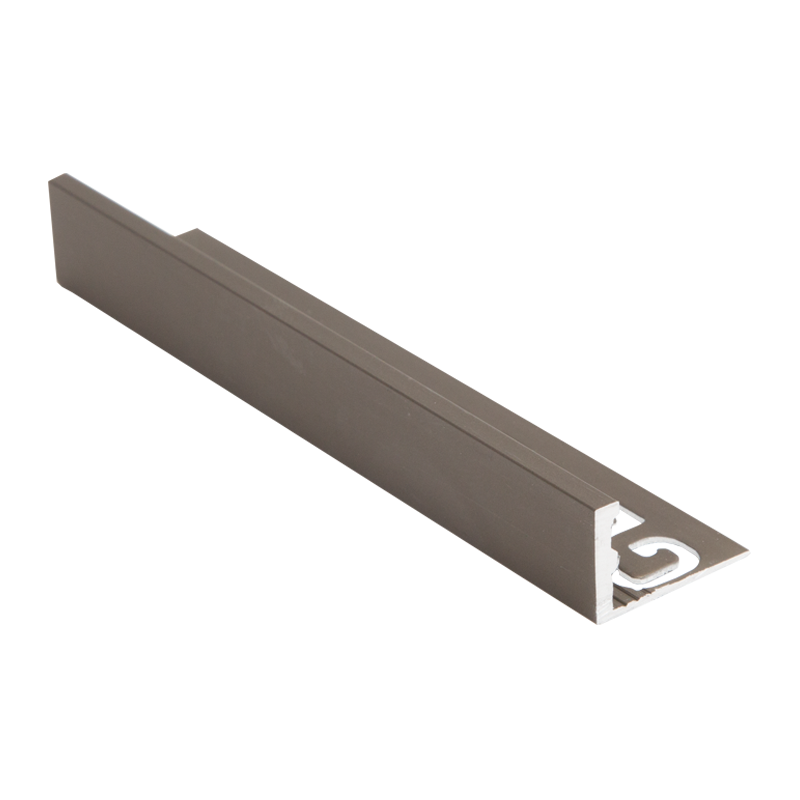 Straight Edge Matte Bronze Tile Trim ESA by Genesis Premium Tile Trim